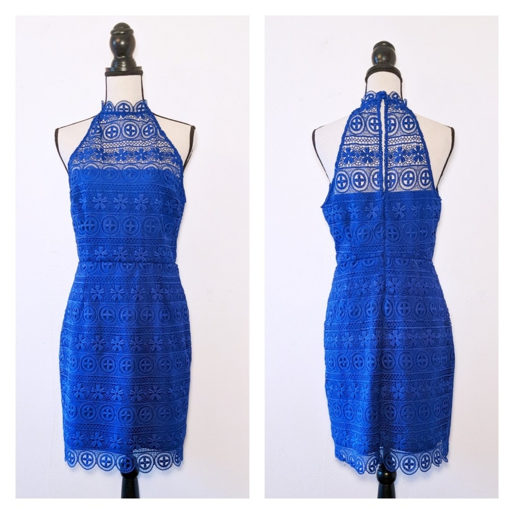 💜 NWT BB Dakota Blue Lace Dress